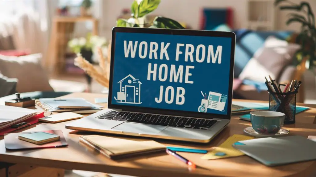 Work from home job , featured image